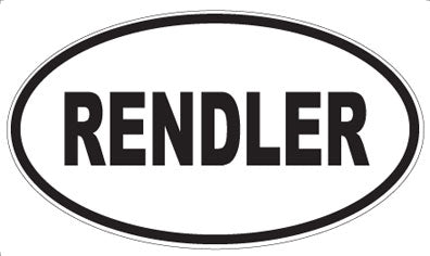 RENDLER - Oval Magnet