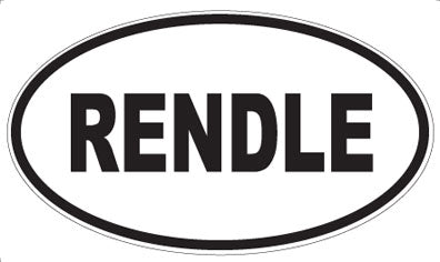 RENDLE - Oval Magnet