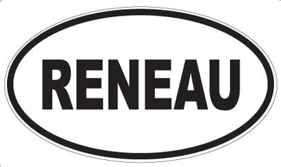 RENEAU - Oval Magnet