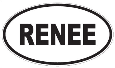 RENEE - Oval Magnet
