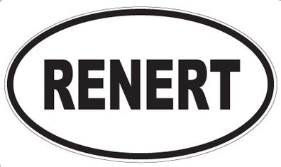 RENERT - Oval Magnet