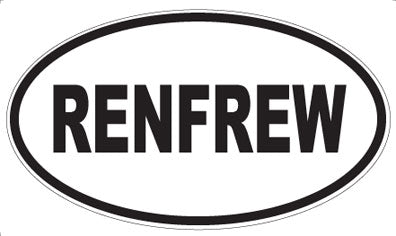 RENFREW - Oval Magnet