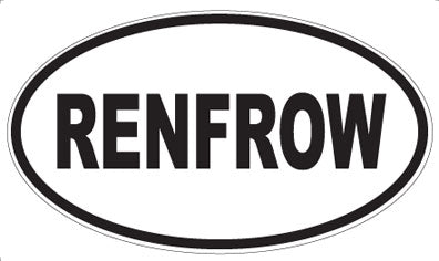 RENFROW - Oval Magnet