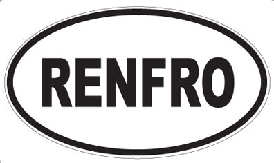 RENFRO - Oval Magnet