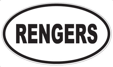 RENGERS - Oval Magnet
