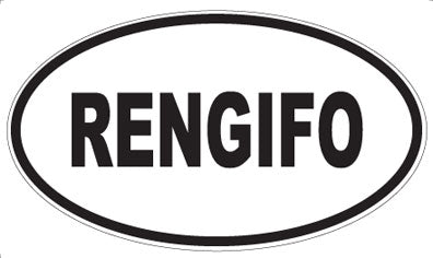 RENGIFO - Oval Magnet