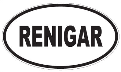 RENIGAR - Oval Magnet