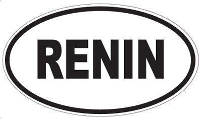 RENIN - Oval Sticker