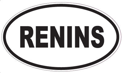 RENINS - Oval Sticker
