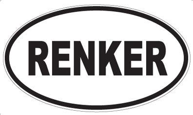 RENKER - Oval Magnet