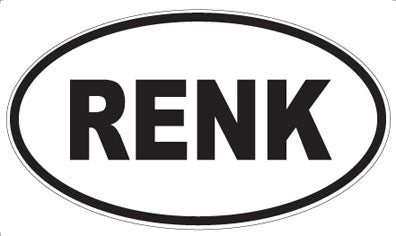 RENK - Oval Magnet