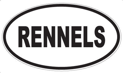 RENNELS - Oval Magnet