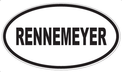 RENNEMEYER - Oval Magnet