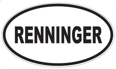 RENNINGER - Oval Magnet