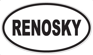 RENOSKY - Oval Magnet