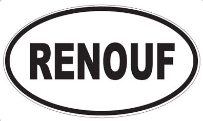 RENOUF - Oval Magnet