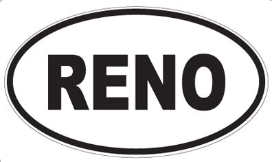 RENO - Oval Magnet