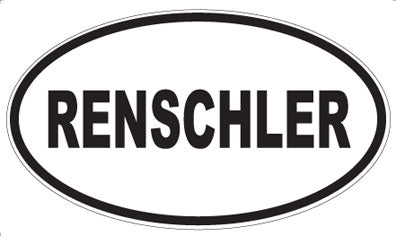 RENSCHLER - Oval Magnet