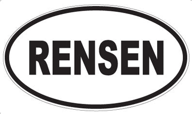 RENSEN - Oval Magnet