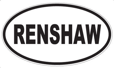 RENSHAW - Oval Magnet
