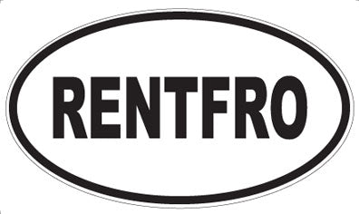 RENTFRO - Oval Magnet