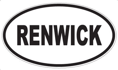 RENWICK - Oval Magnet