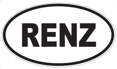 RENZ - Oval Magnet