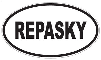 REPASKY - Oval Magnet