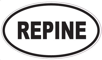 REPINE - Oval Sticker