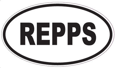 REPPS - Oval Sticker