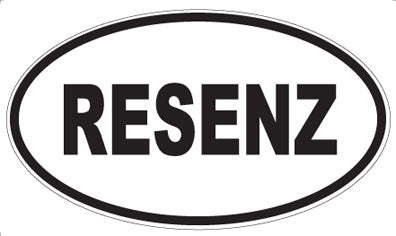 RESENZ - Oval Magnet