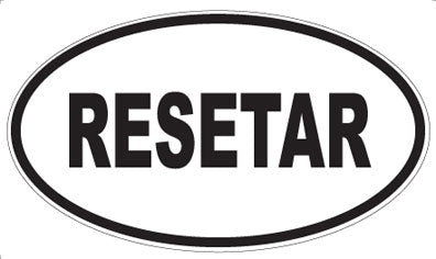 RESETAR - Oval Magnet