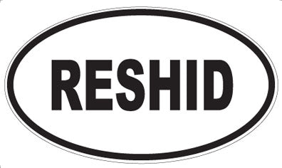 RESHID - Oval Magnet