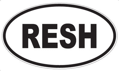 RESH - Oval Magnet