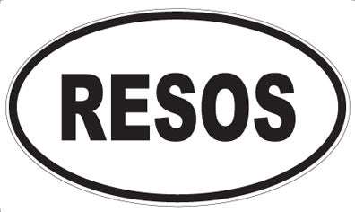 RESOS - Oval Magnet