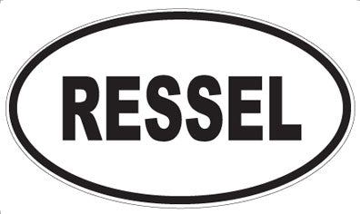 RESSEL - Oval Magnet