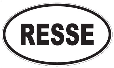 RESSE - Oval Magnet