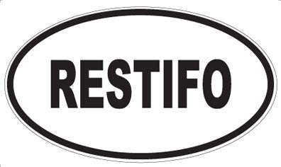 RESTIFO - Oval Magnet