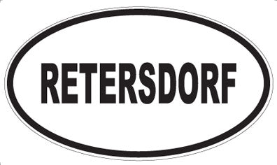 RETERSDORF - Oval Magnet