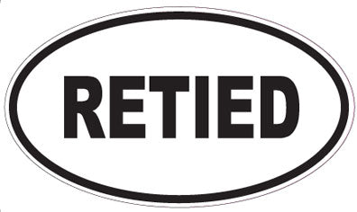 RETIED - Oval Sticker