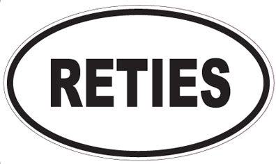 RETIES - Oval Sticker
