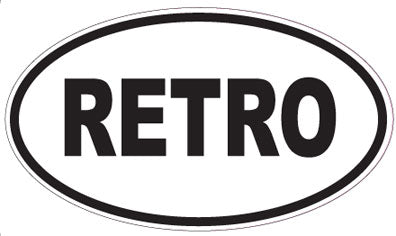 RETRO - Oval Magnet