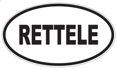 RETTELE - Oval Magnet
