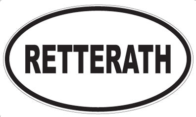 RETTERATH - Oval Magnet