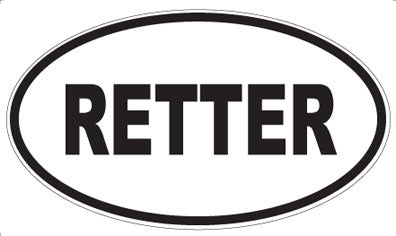 RETTER - Oval Magnet