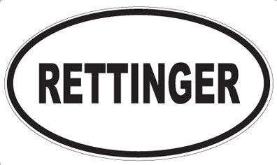 RETTINGER - Oval Sticker