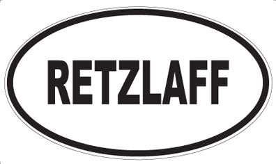 RETZLAFF - Oval Magnet