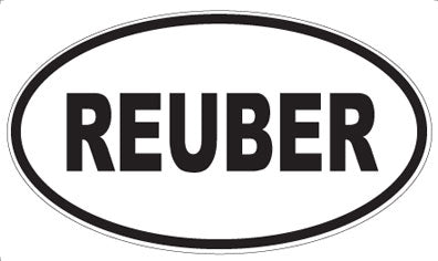 REUBER - Oval Magnet