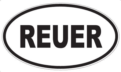 REUER - Oval Magnet