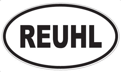 REUHL - Oval Sticker